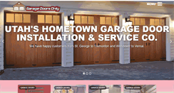 Desktop Screenshot of garagedoorsonly.com